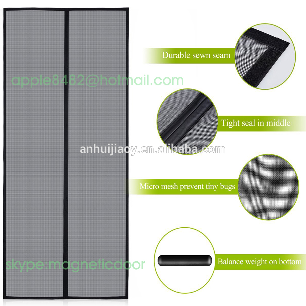 Fiberglass Magnetic soft screen door